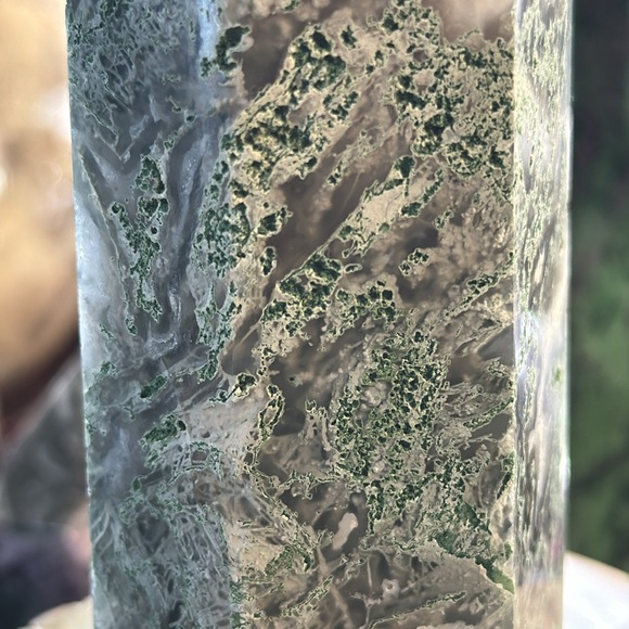Moss Agate Crystal Tower! - Picture 6 of 10